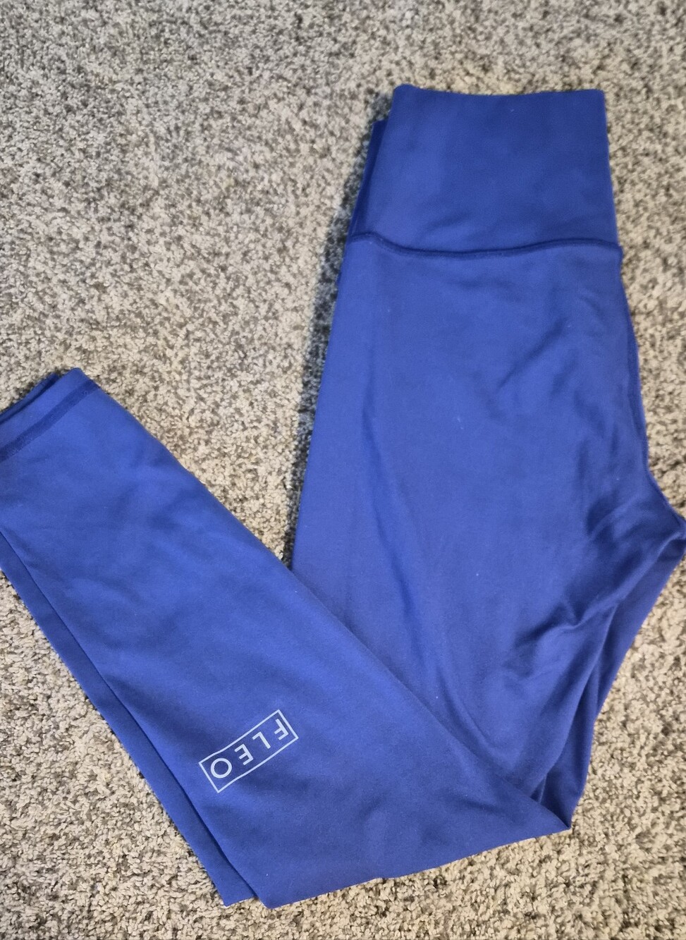 FLEO El Toro Romey Leggings Royal Blue 25” High Rise Women’s Medium M